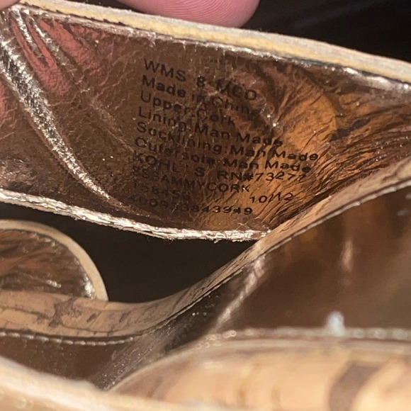 Croft & Barrow Sole Senseability Womens Wedge Heel Cork Sandals Brown Size 8 - Picture 10 of 10